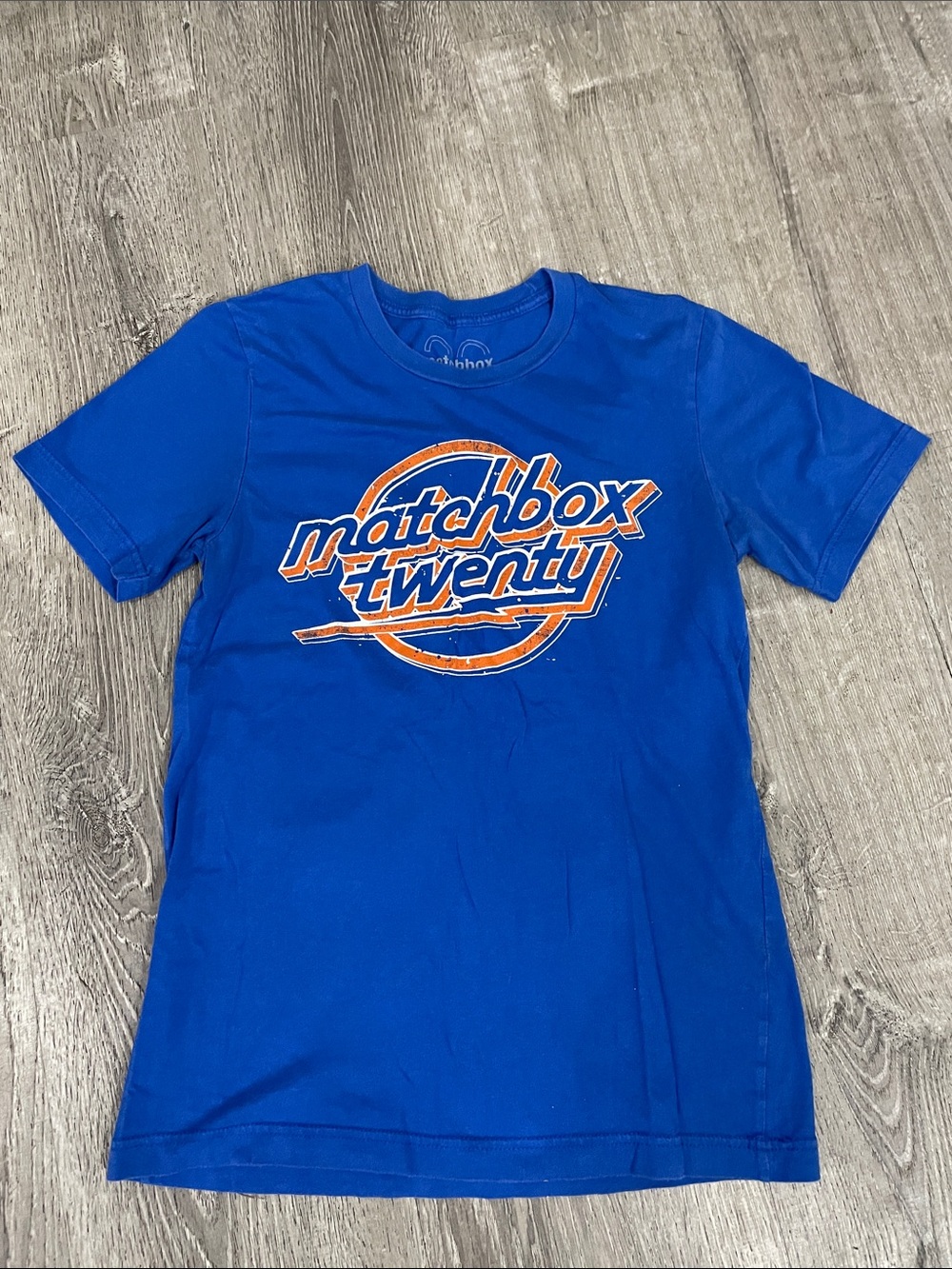 Matchbox Twenty Logo Short Sleeve Tee in Royal Blue